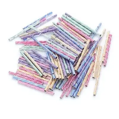 

100 шт., трубки для колокольчиков, оксид алюминия, прочный, предварительно просверленный для самостоятельного изготовления колокольчиков, детали для украшения сада на открытом воздухе