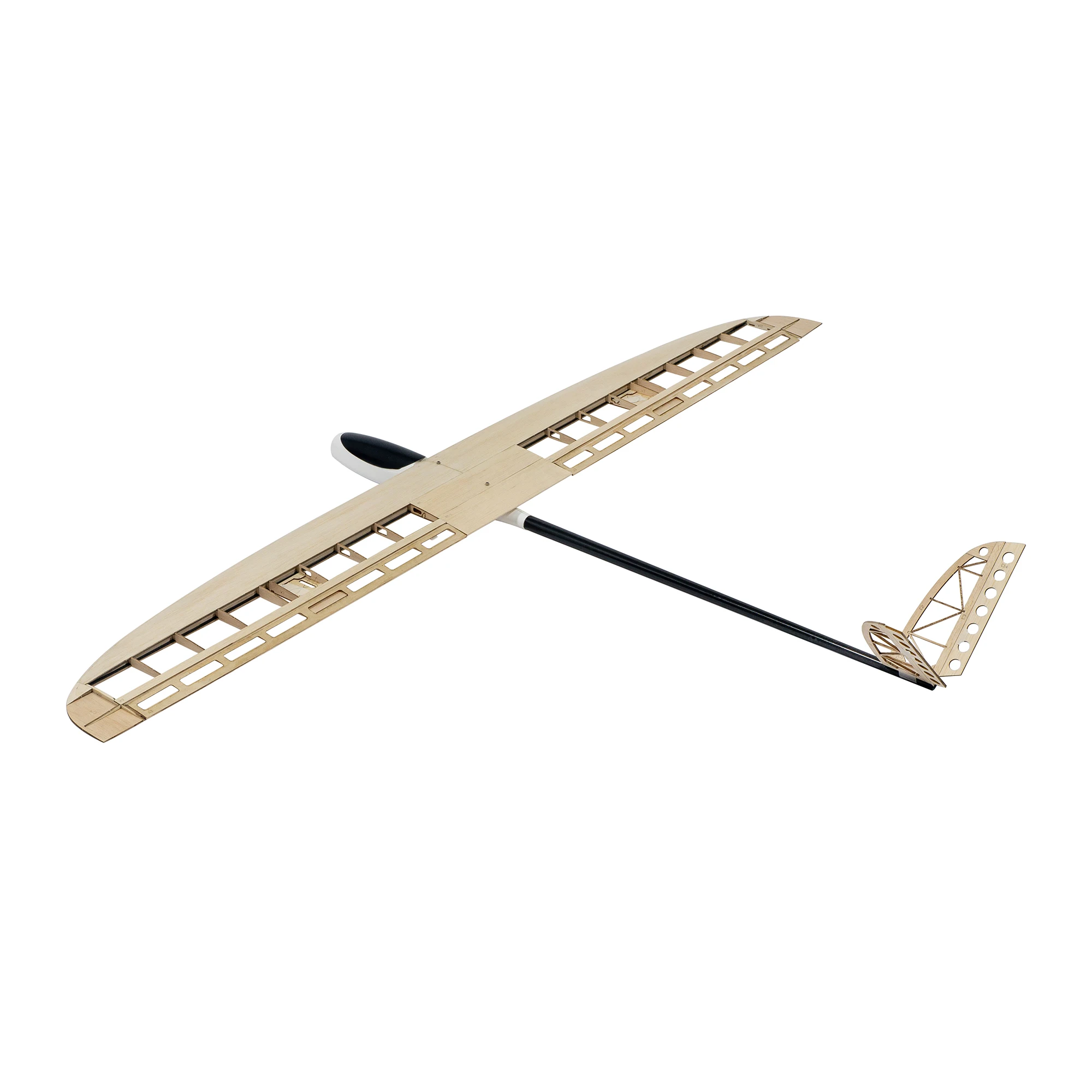 เครื่องบินบังคับวิทยุ DW Hobby 1500m Glider Falcon ทำจากไม้บาลซ์และไฟเบอร์กลาส รุ่น FG08