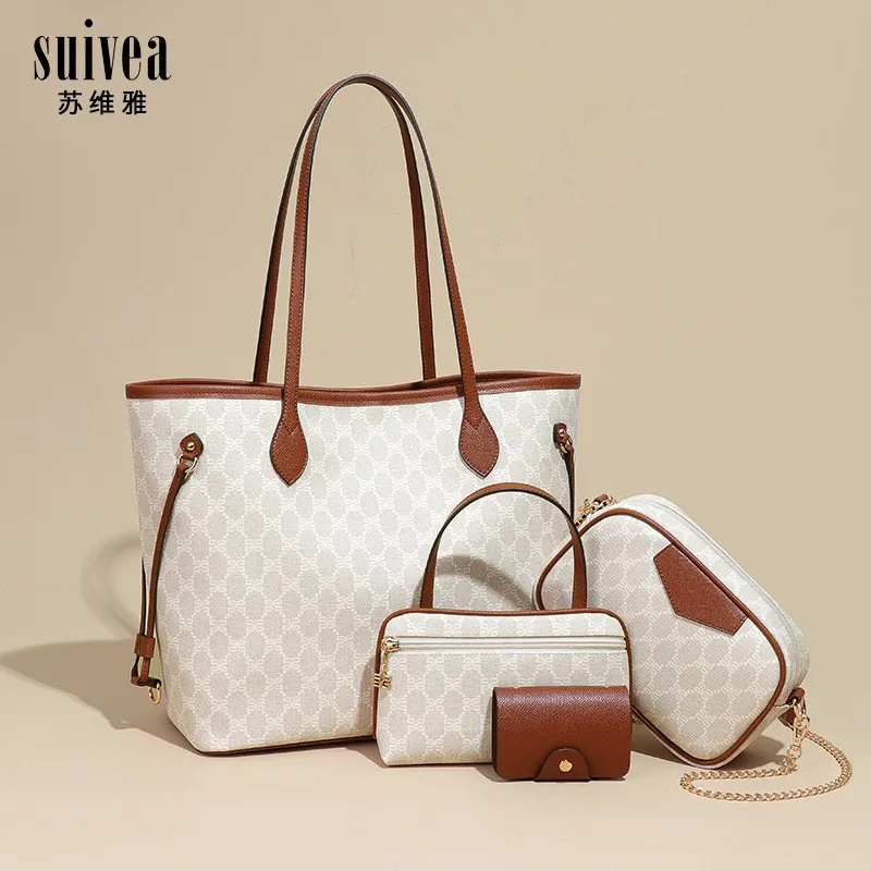 

Элегантная большая сумка-тоут для женщин, универсальная сумка-кошелек на одно плечо для работы и поездок на работу, сумка-кошелек через плечо, Bolsa de mujer