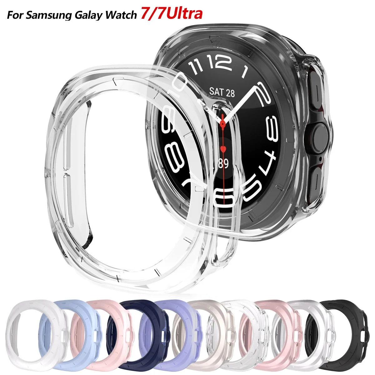 �y�Z�[�����z�T���X���M�����N�V�[�E�H�b�` 7 �E���g�� 47 �~�����[�g�� TPU ����X�N���[���v���e�N�^�[�o���p�[�V�F���t���[���M�����N�V�[ Watch7 �E���g���J�o�[�P�[�X