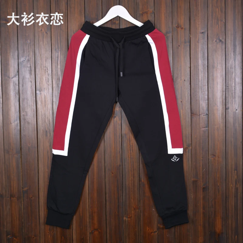 

Мужские повседневные брюки больших размеров, свободные брюки с эластичной резинкой на талии, модные брендовые брюки Big irt Love Faion, брюки для отдыха больших размеров