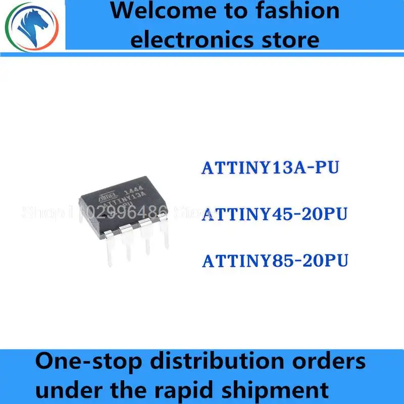 ATTINY13A-PU ATTINY45-20PU ATTINY85-20PU ATTINY13A ATTINY45 ATTINY85 ATTINY ATTIN ATTI IC MCU Chip DIP-8 100% Brand New Original