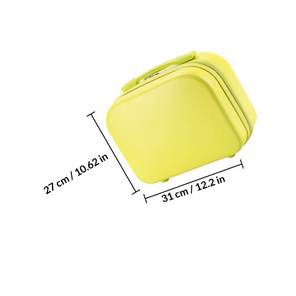 1Pcs Cosmetics Case Portable Solid Color Makeup Storage Bag Travel Toiletry Organizer Lightweight Multi-Purpose