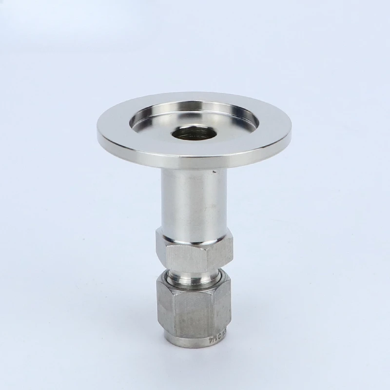 

304 stainless steel KF vacuum card sleeve straight pipe joint chuck card sleeve KF16 25 40 50 1 4-3/8