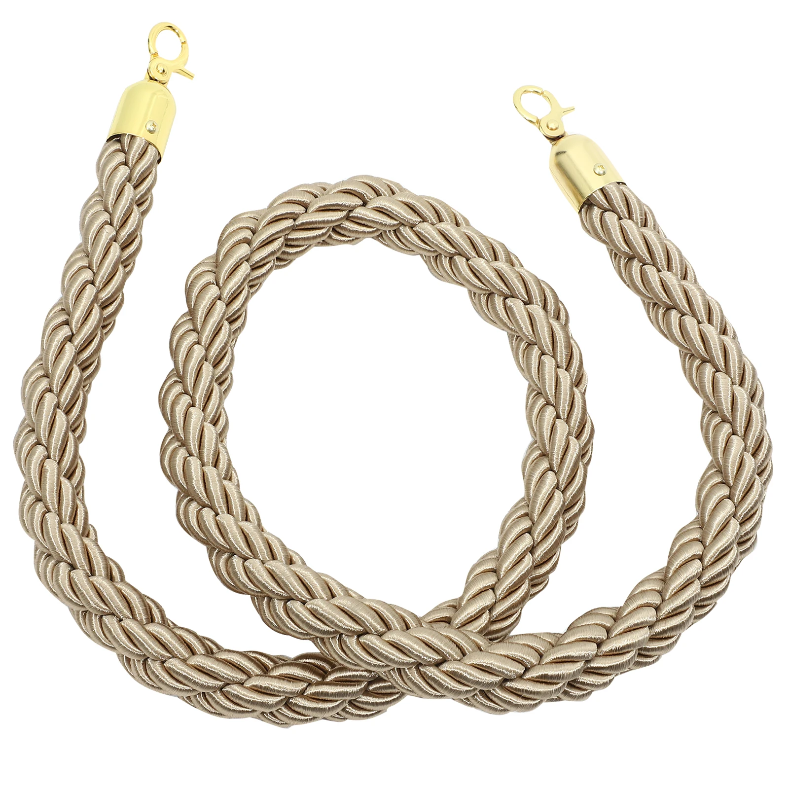 

Durable Jute Barrier With Hooks Crowd Control For Queue Line Stair Banister Event Decorations Movie Theaters Reliable Security