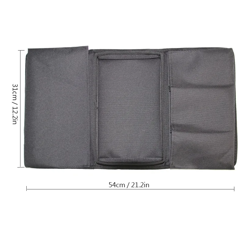 Sofa Storage Bag Living Room Sofa Armrest Organizer for TV Remote Control Cellphone Hanging Coffee Cup Tissue Storage Tray