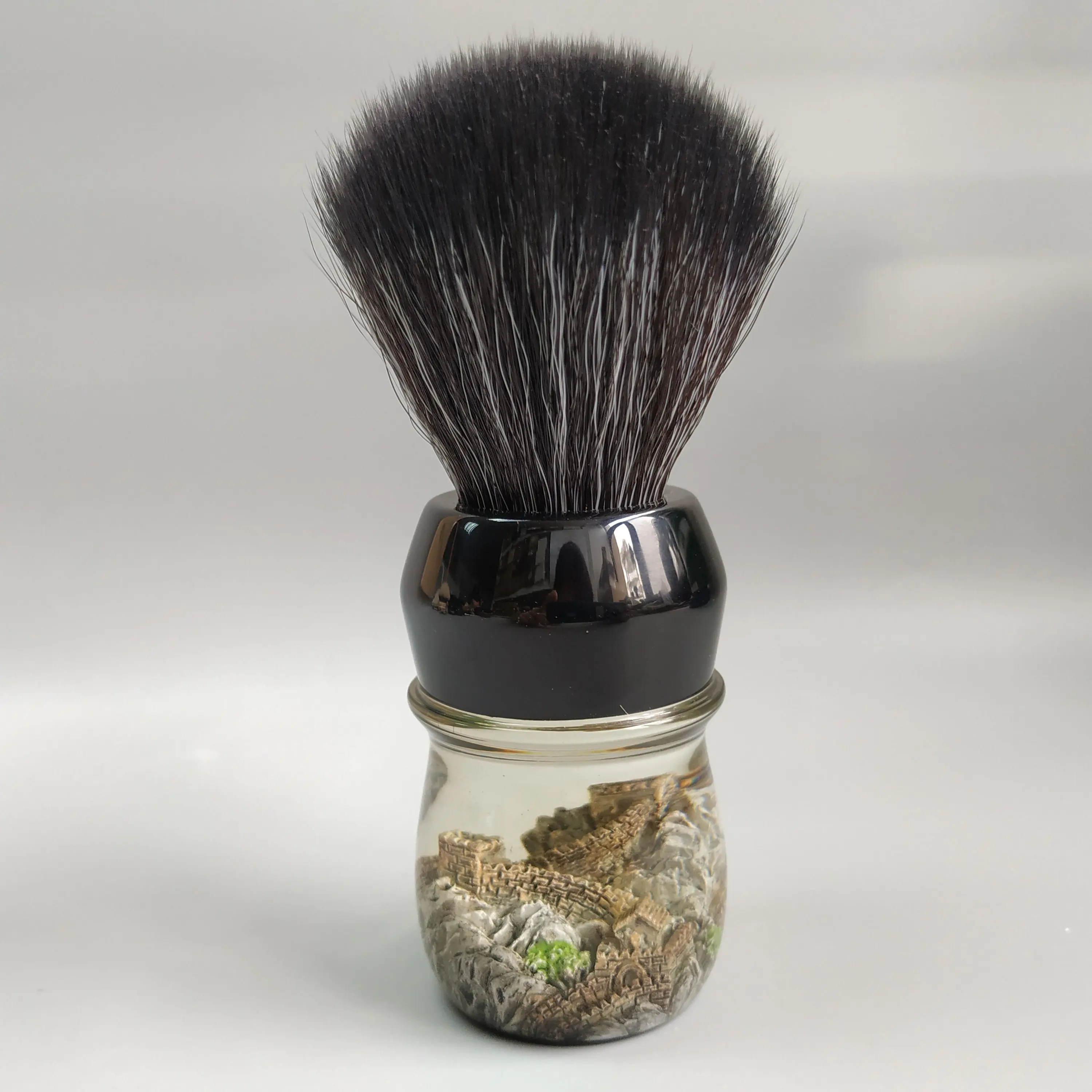 Dscosmetic GreatWall QL8 Synthetic Hair Fan Shaving Brush for Man Wet Shaving