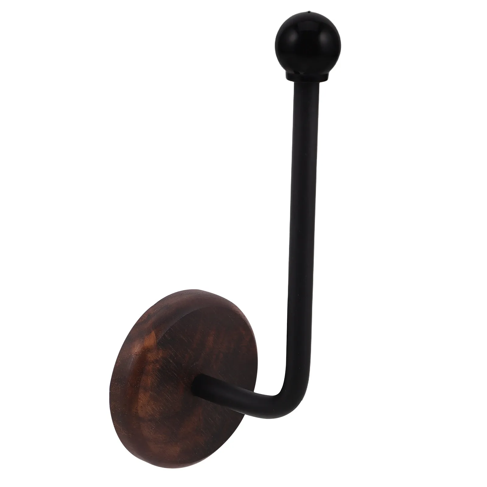 Organizador de madera para guardar diademas y accesorios para el cabello, incluyendo coleteros, cintas para el pelo y lazos. Se puede montar en la pared y tiene adhesivo.