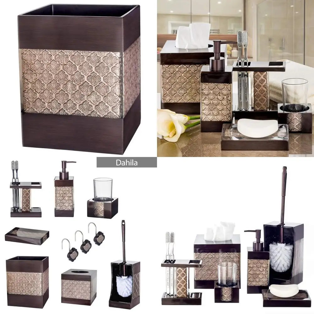 

Small Bathroom Waste Basket 7.5L - Durable Decorative Trash Can for Space-Efficient Waste Disposal