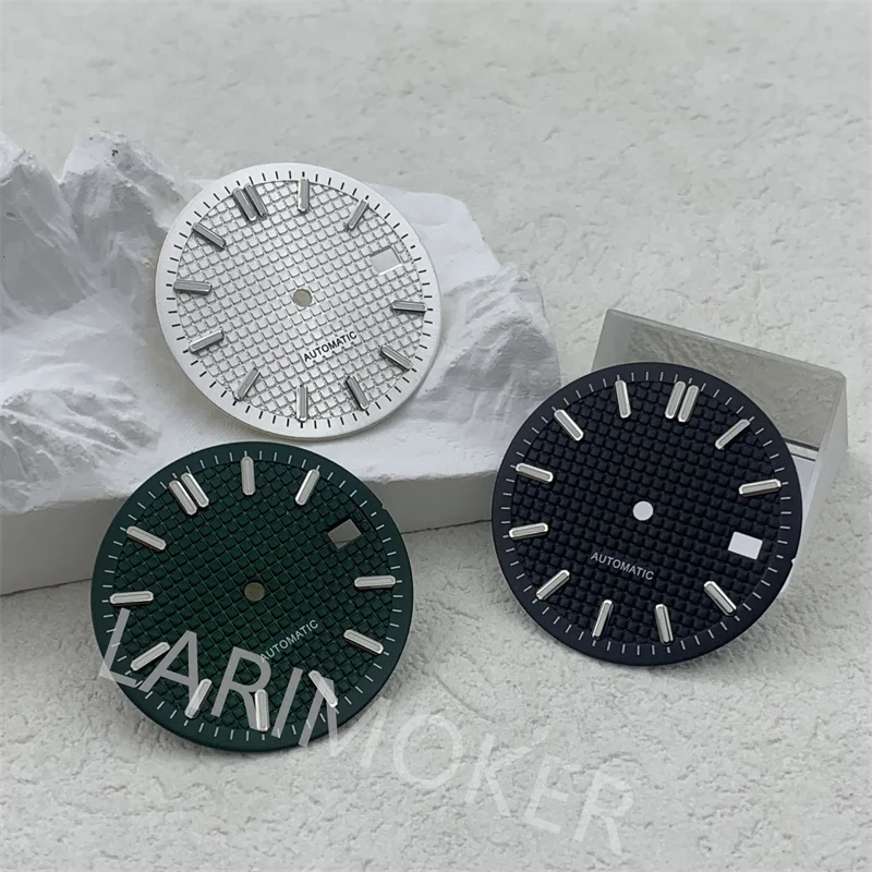 BLIGER 31mm watch dial C3 luminous with NH35 NH36 Miyota8215 821A DG2813 3804 PT5000 movement