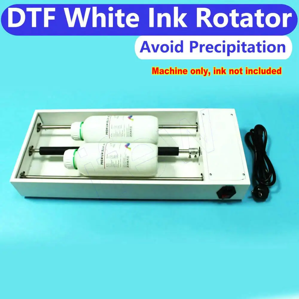 Imagem -04 - Dtg e Dtf Tinta Rotação Impressora Kit Tinta Branca Preparação Máquina Shaker Evitar Preservação Tinta Garrafa Rotator