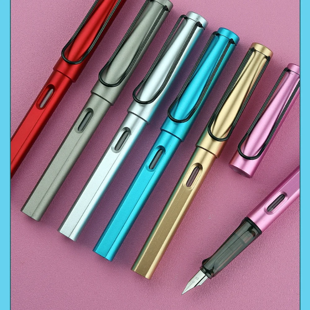 Ergonomic Fountain Pen For School Students Correct Posture Design Smooth Iridium Nib Dual Ink System Stationery Gift