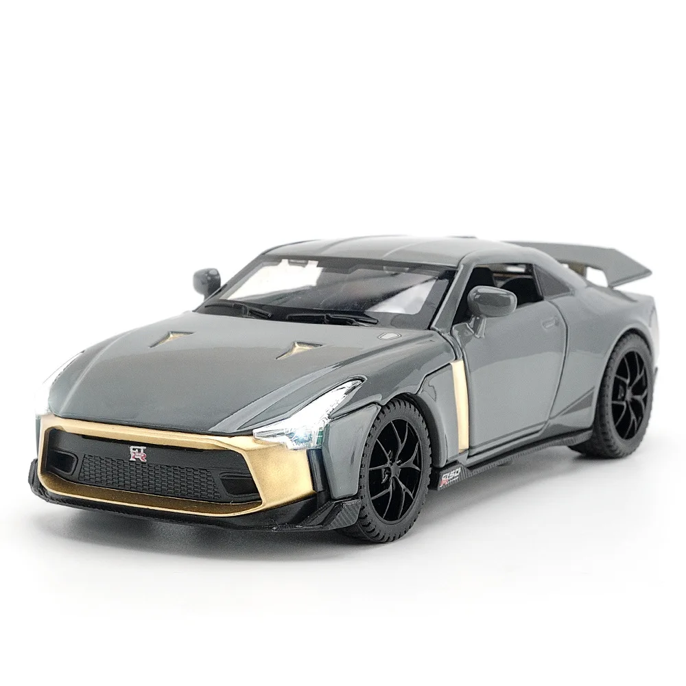 

1:32 GT-R50 Model Car Toy Alloy Diecasts Metal Super Sport Cars With Sound Light Vehicle Toys for Boys Gifts Collection