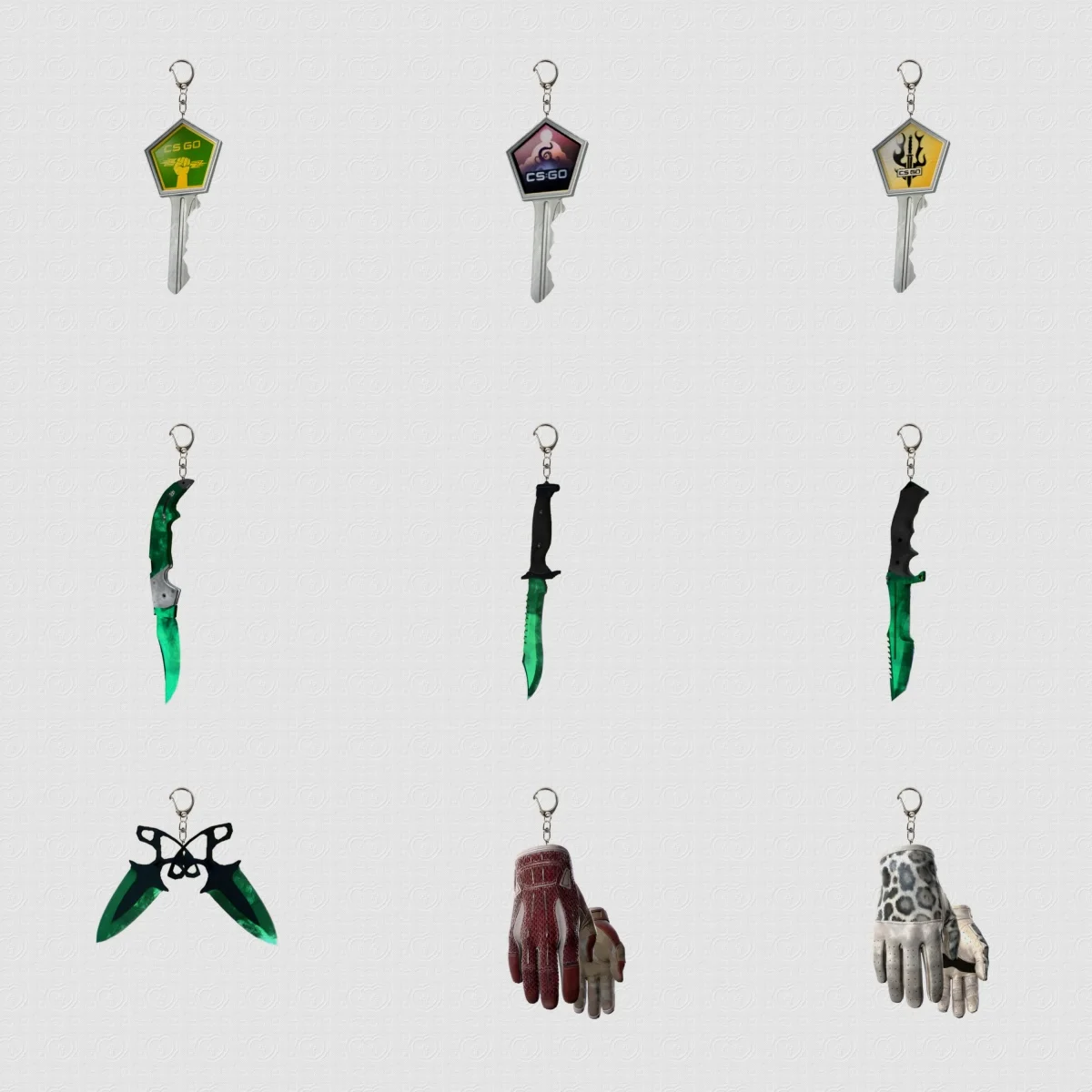 

6CM hot Anime soldier equipment Cs2 game Acrylic Keychain Model Cosplay Characters Ornament Accessories Good Gifts