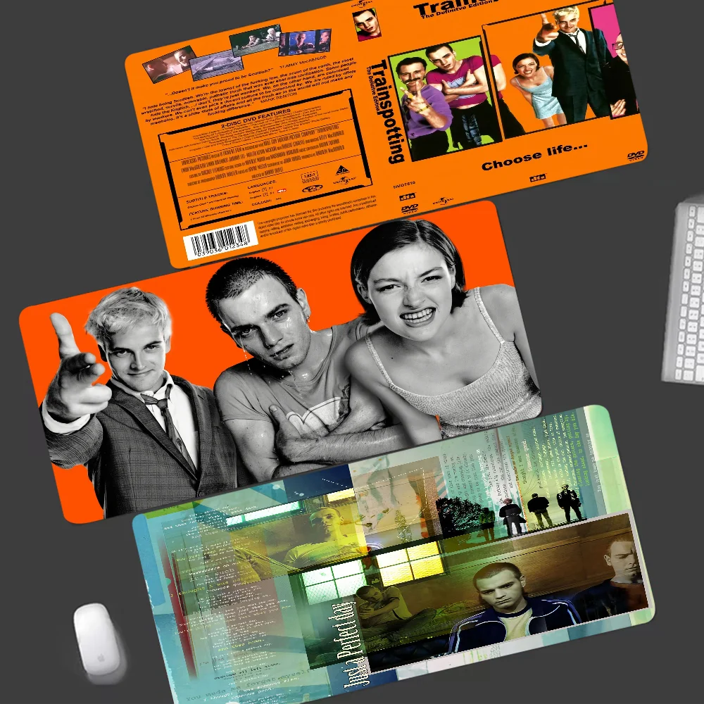 

Trainspotting Classic Movie Fashion Unique Desktop Pad Game Mousepad Size For Customized Mouse Pad For CS GO PUBG