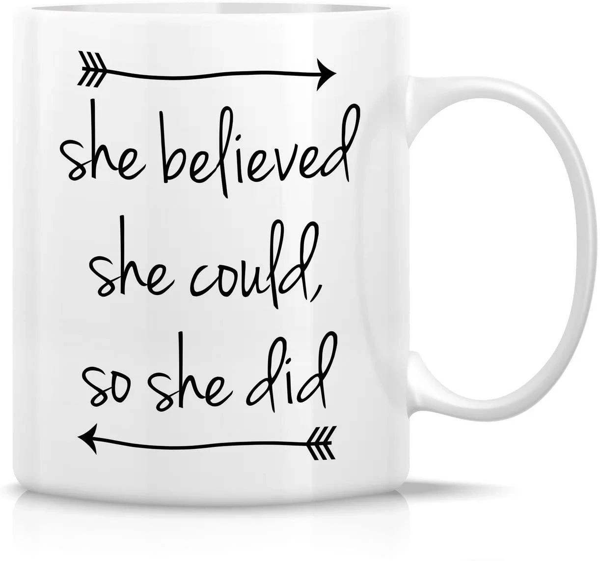 

She Believed She Could She Did Cups Funny Sarcasm Motivational Inspirational Mugen Coffee Mugs Drinkware Coffeeware Home Decor