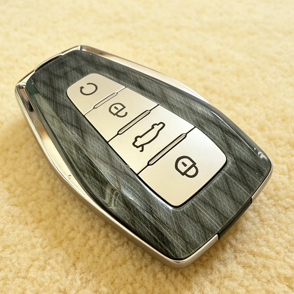 

Original Remote Key Shell for GEELY MONJARO Dark Green Key Case with Blank Key