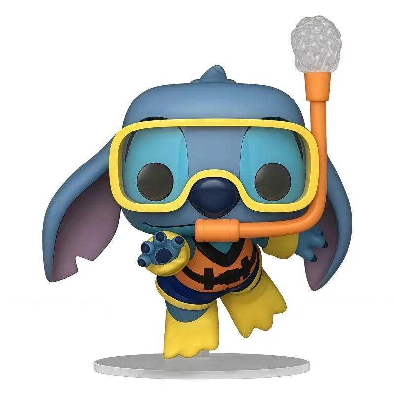 Funko Pop Disney Lilo and Stitch Snorkeling Stitch Vinyl Figure Collectible Desktop Ornament Home Decor Gift for Animation Fans - view 4