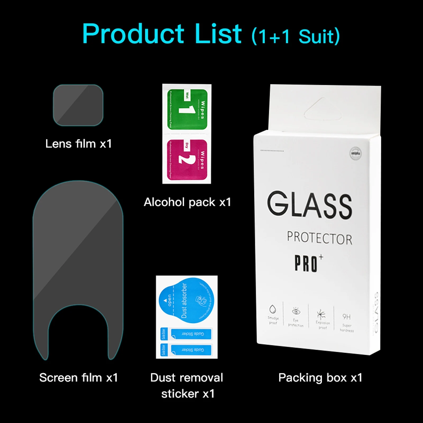 Gimbal Camera Tempered Glass Lens Screen Film Lens Protective Film for FIMI PALM 2