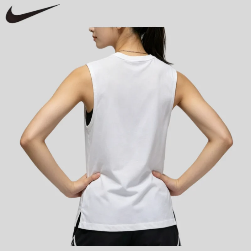 Nike 2Pcs Basic Printed Sports Bra Vest Ladies Jogging Basketball Daily Wear SetFN5857-100+BV3637-532 view 3