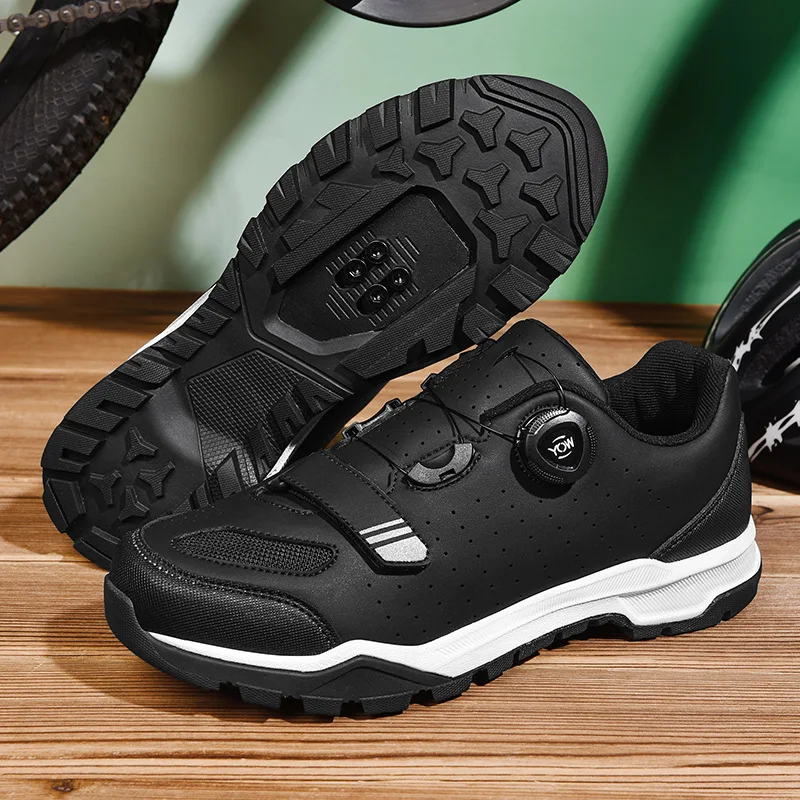 Men MTB Cycling Shoes Mountain Footwear Bicycle Indoor Cycling Sneaker Speed Winter Lock Cleat Shoes Bicycle Trekking Shoes