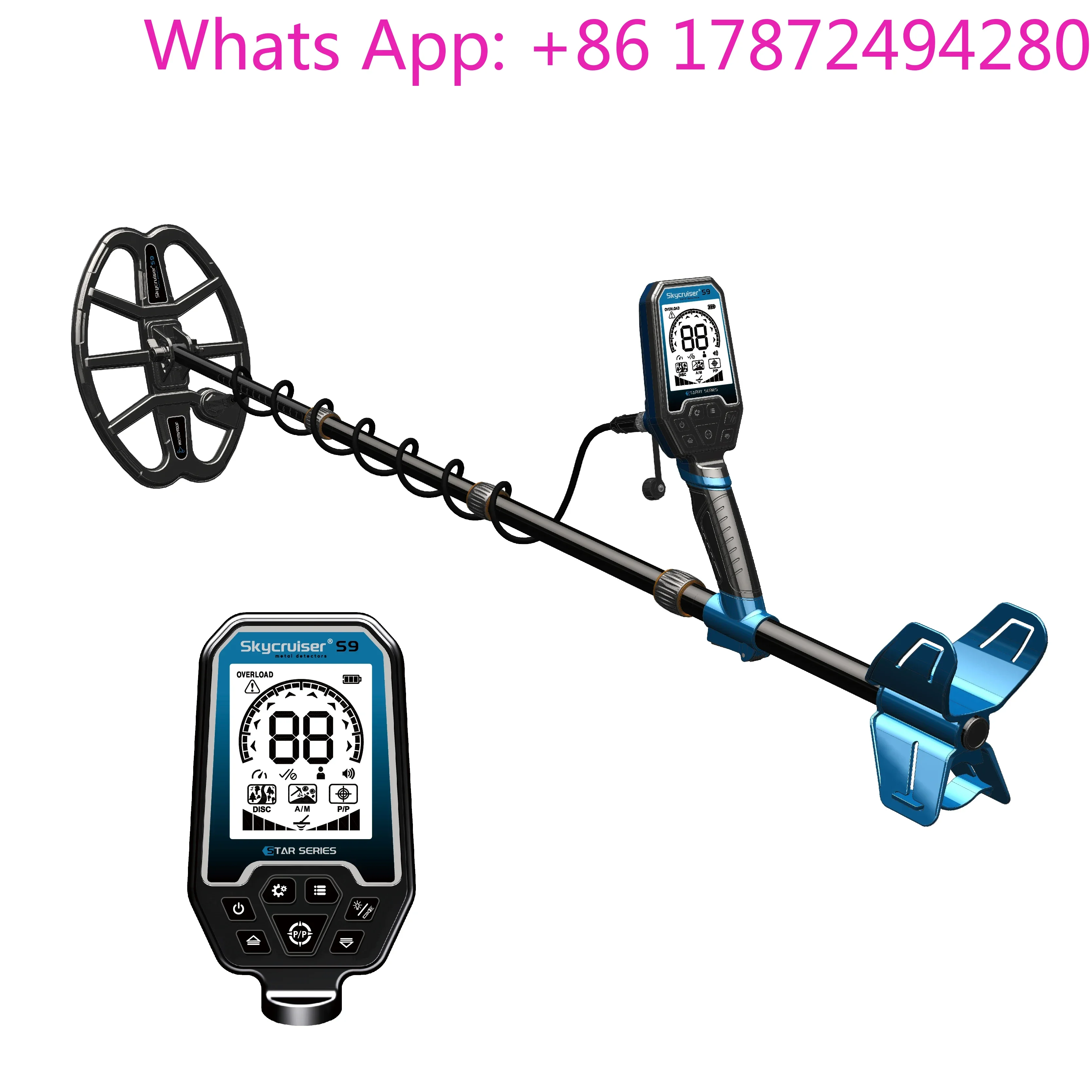 Tianxun S9 Underground 3D Best De Metales Gold Detector Machine Waterproof Telescopic Probe Rod Depth Gold Metal Detector