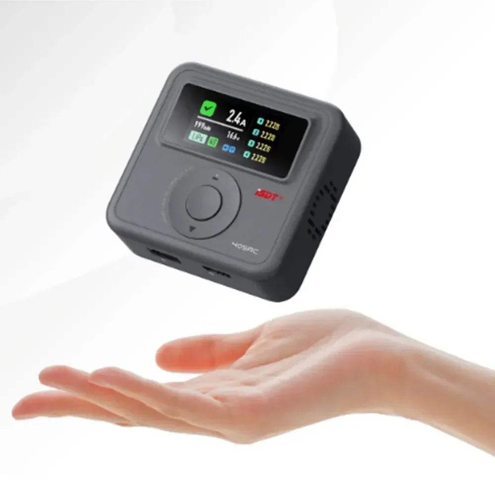 ISDT 405AC 60W 5A Smart Charger (XT60) - Supports 1-4S LiFe/LiHv/LiPo, 1-7S Pb, 1-12S NiMH/Cd Batteries