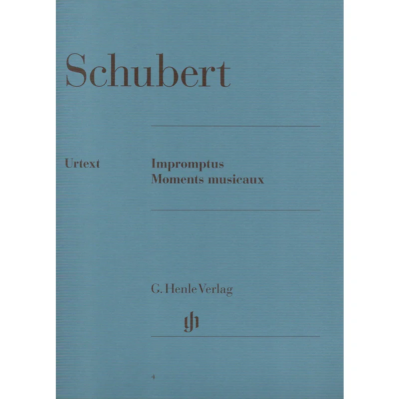

HN4 Schubert Impromptus Moments Musicaux Herttrich Ernst G Henle Verlag 9790201800042 Книга