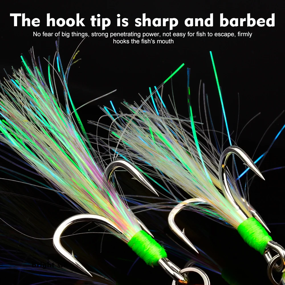 Proberos Vertical Jigging Lure 1PC Künstlicher, realistischer 3D-Fischaugen-Köder aus hartem Metall in Löffelform für die Fischerei auf Meerbarsch und Wels – Detail 4