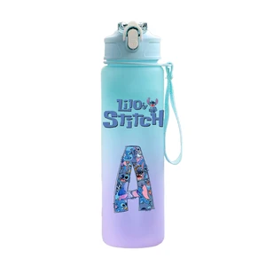 750 Ml Huruf A-Z Cetak Lilo Stitch Botol Air Kapasitas Besar Minum Portabel Kartun Anime Olahraga Luar Ruangan Cangkir Air Hadiah Anak 8 persona penjualan terbaik plush - №