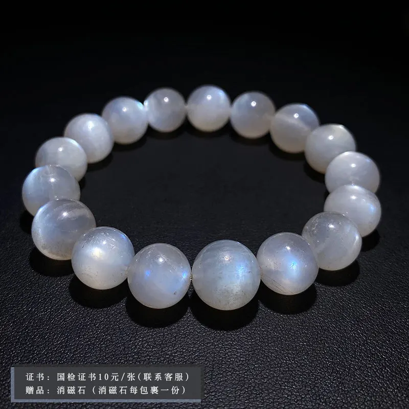 Sri Lanka Blue Glutinous Moonstone NaturalBracelet Couple