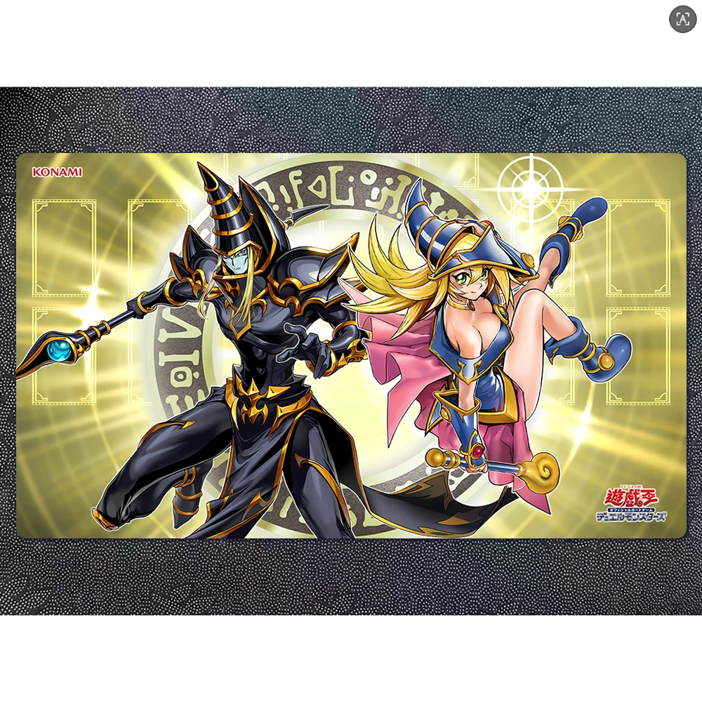 Yugioh Playmat Dark Magician Girl the Magician's Apprentice TCG CCG OCG Trading Card Game Mat Yu-Gi-Oh M-83