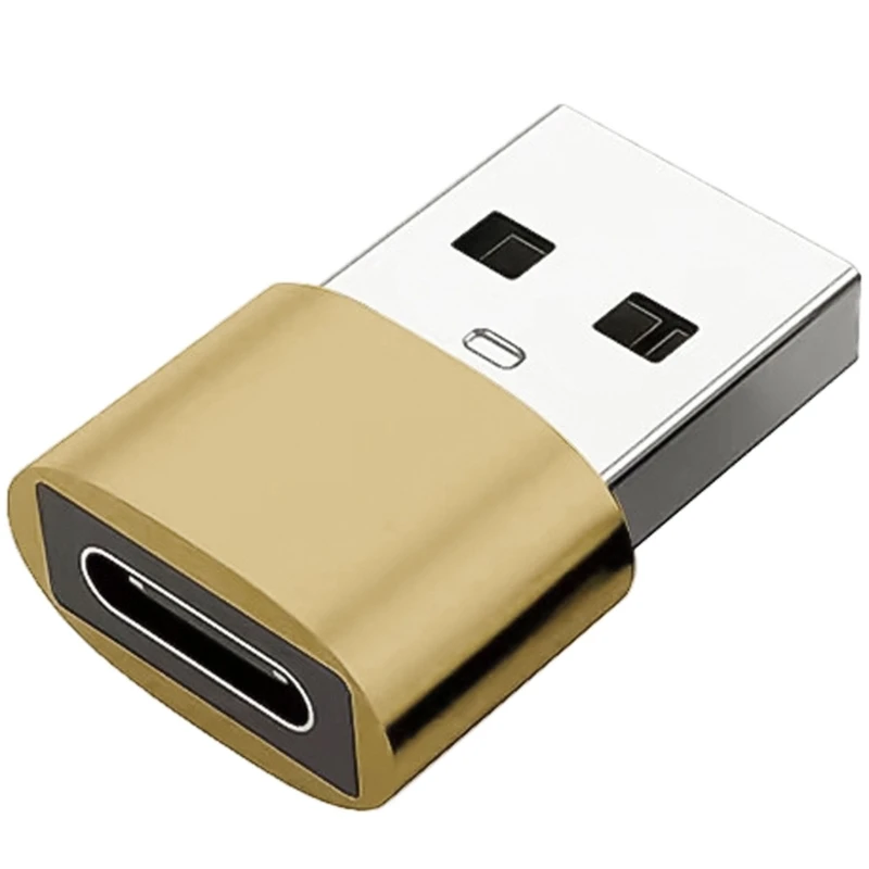 Adaptadores USB C fêmea para USB macho Tipo C para adaptadores carregador USB 2.0 para telefone