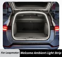 For 2024-2025 Leapmotor C10 C11 C16 Series Trunk Ambient Light Strip Waterfall Welcome Cargo Illumination with Non-Destructive