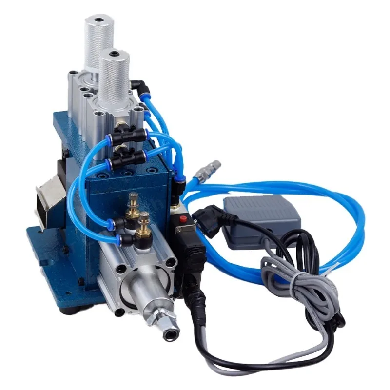 220V Automatic Pneumatic Wire Stripping Machine3F/4F Pneumatic Cable Twisting Peeling Machine Wire Cutting Stripper Blade Cutter