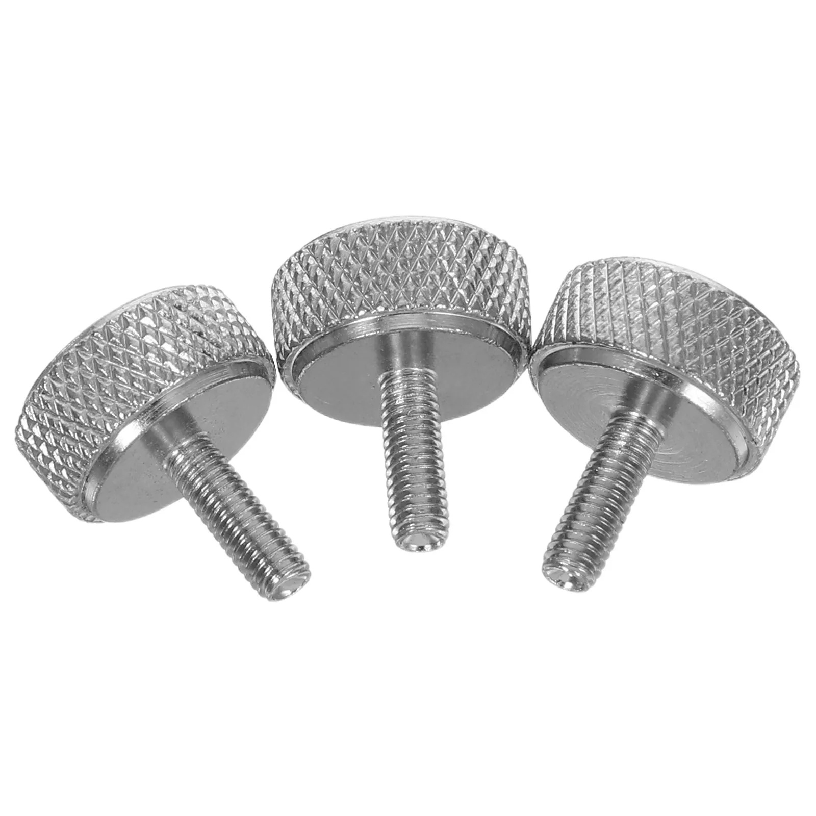 3Pcs Vernier Caliper Locking Screws M3x7mm Round Flat Head Knurled Thumb Knob Bolts Replacement Calipers Repair Screws Kit