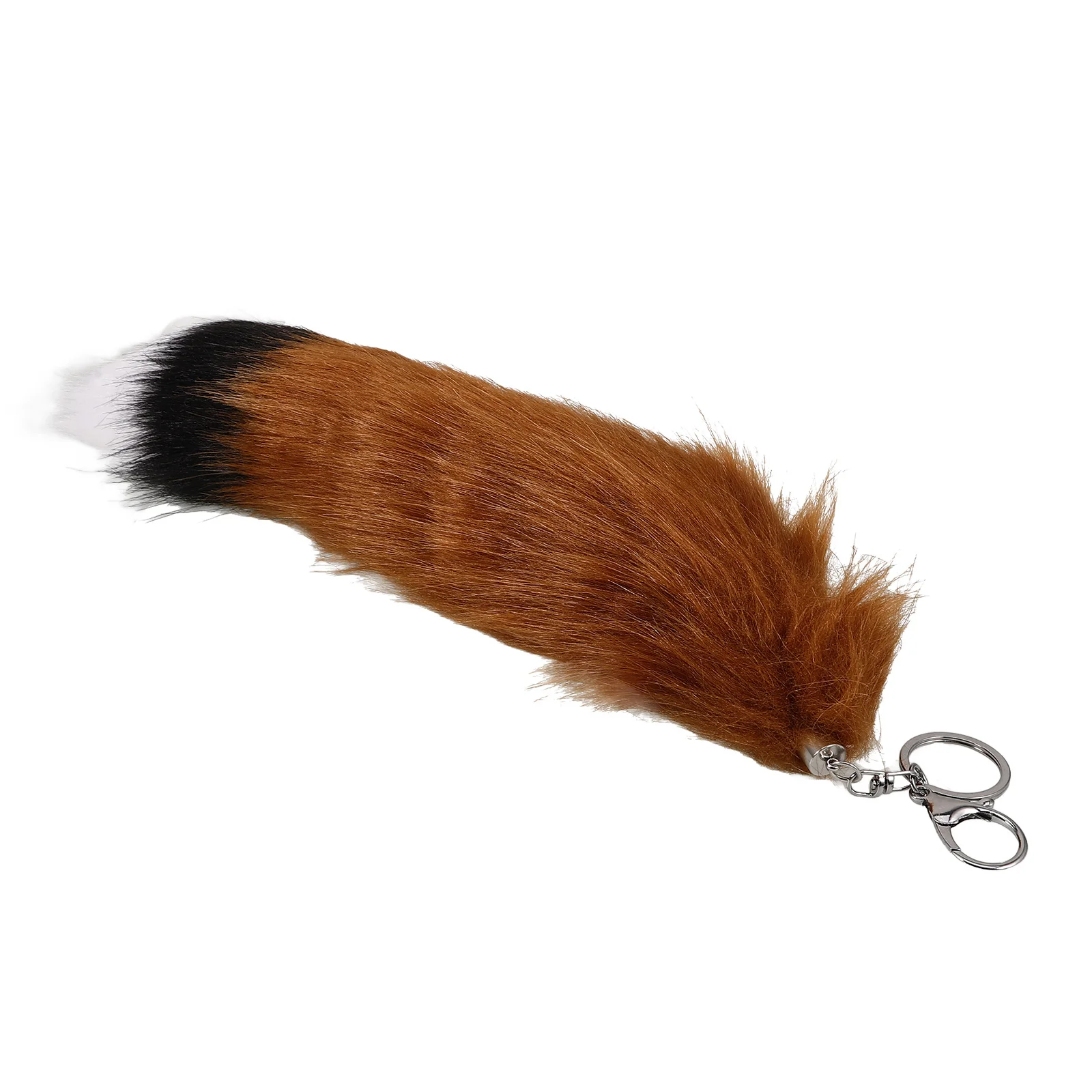 التدرج الثعلب الذيل معلقة مفتاح سلسلة حقيبة الزخرفية سلسلة مفاتيح سحرية قلادة سيارة حلقة رئيسية ملحق المفاتيح الاصطناعية