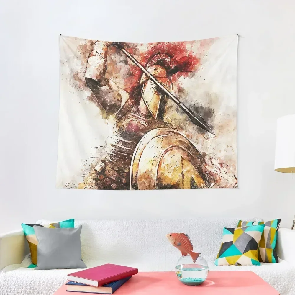 Spartan Hoplite Tapestry Wallpaper Decoration For Rooms Wall Coverings Tapestry