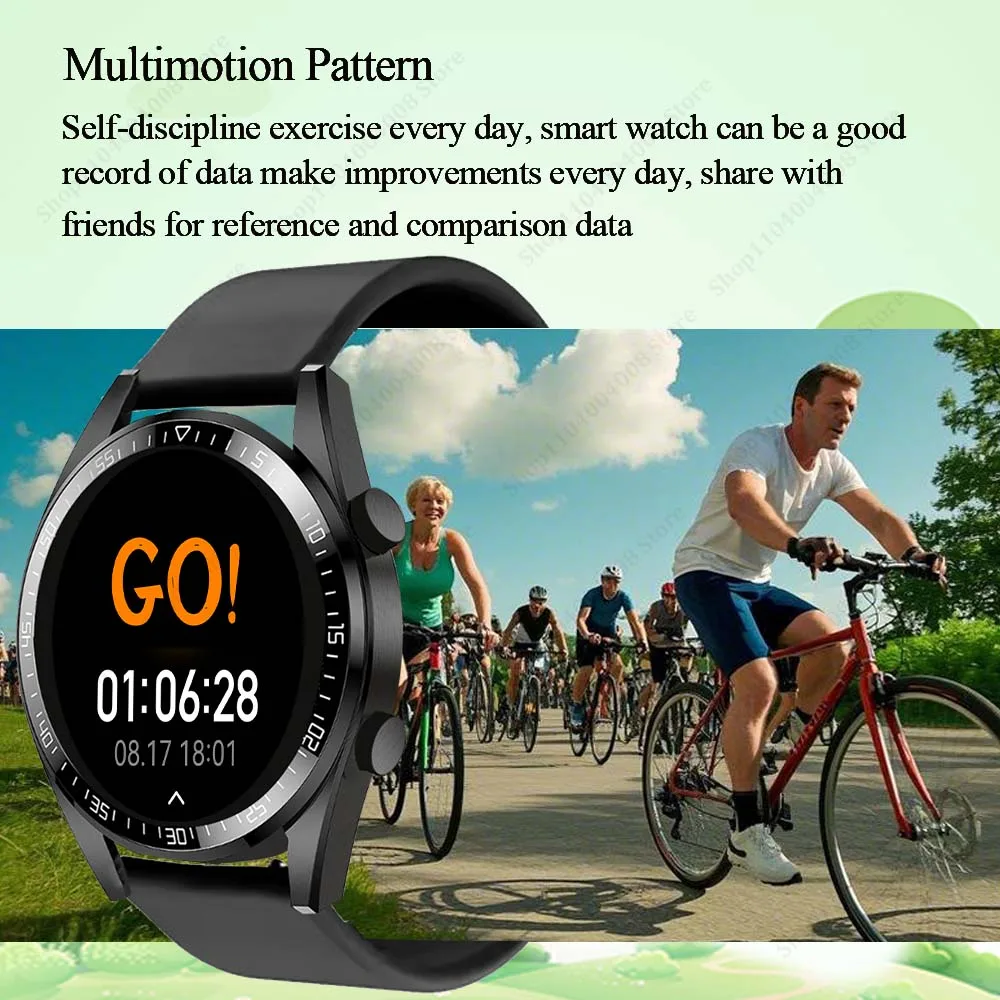 الأعمال Martwatch ساعة Hombre الاتصال اللاسلكي الصحة المقتفي صورة مخصصة 1.52 HD النساء ساعة المرأة حيوية هدية الكريسماس