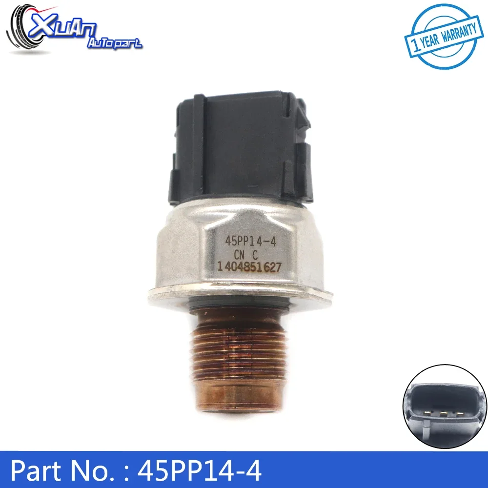 XUAN New 1PCS Fuel Rail Pressure Sensor Truck Sensor 45PP14-4 For Mazda Parts 45PP144 45PP14 4