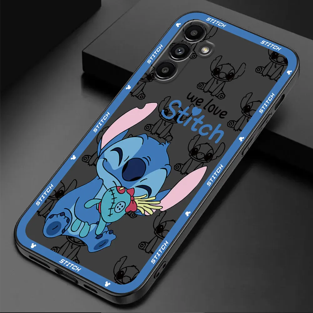 Disney Stitch Case for Samsung Galaxy A40 A02s A70 A03s A50 A03 Core A41 A04s A10 A10s A71 A05 A05s A30 A02 A51 A04e Cover