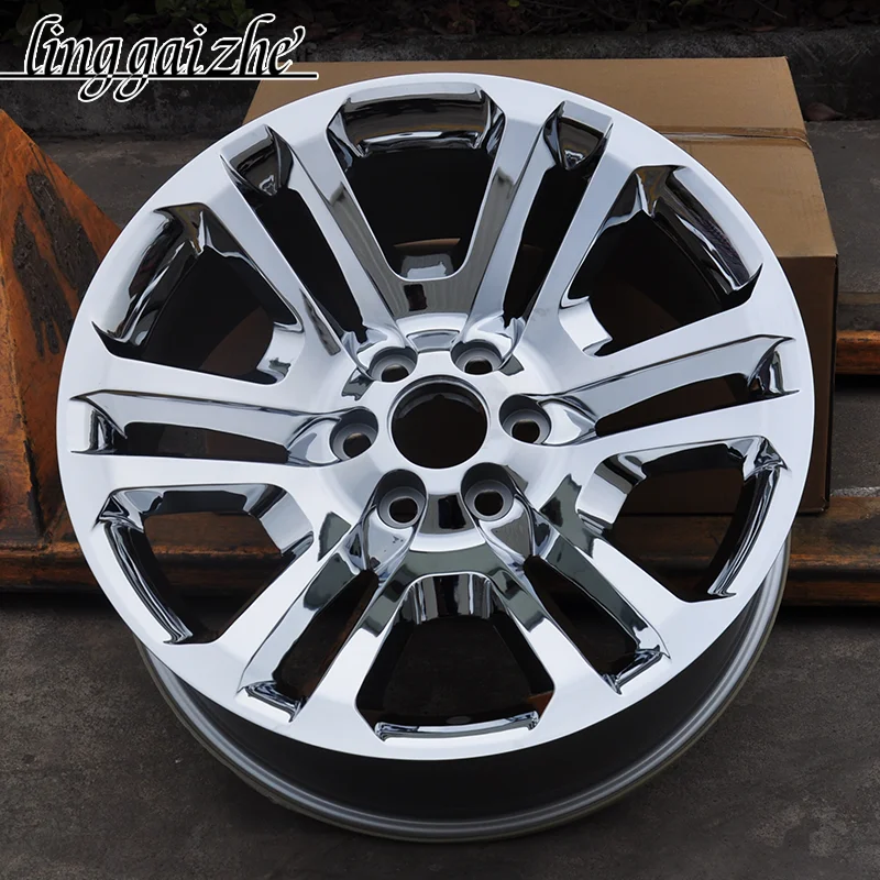 22*9 Chrome Wheels 6-139.7 for GMC YUKON SIERRA CANYON Chevrolet Silverado 1500 Pickup Colorado Chevrolet Silverado Tahoe Suburb