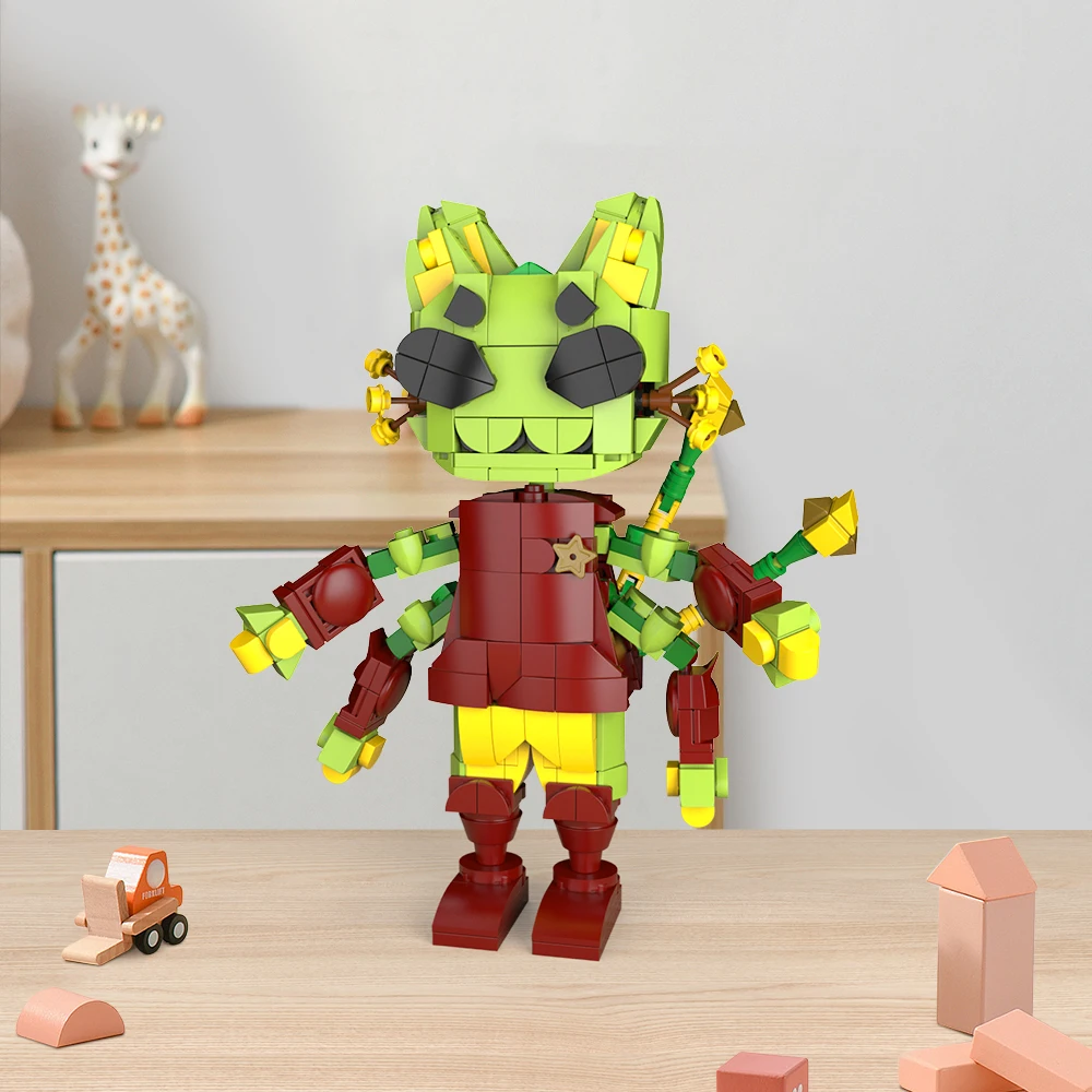 Figurine de dessin animé Regretevator Govale py, modèle de nuits de construction, kit MOC Yo Gabba Brobee Plex Toodee Foofa Brick, jouet pour enfant, cadeau d'anniversaire