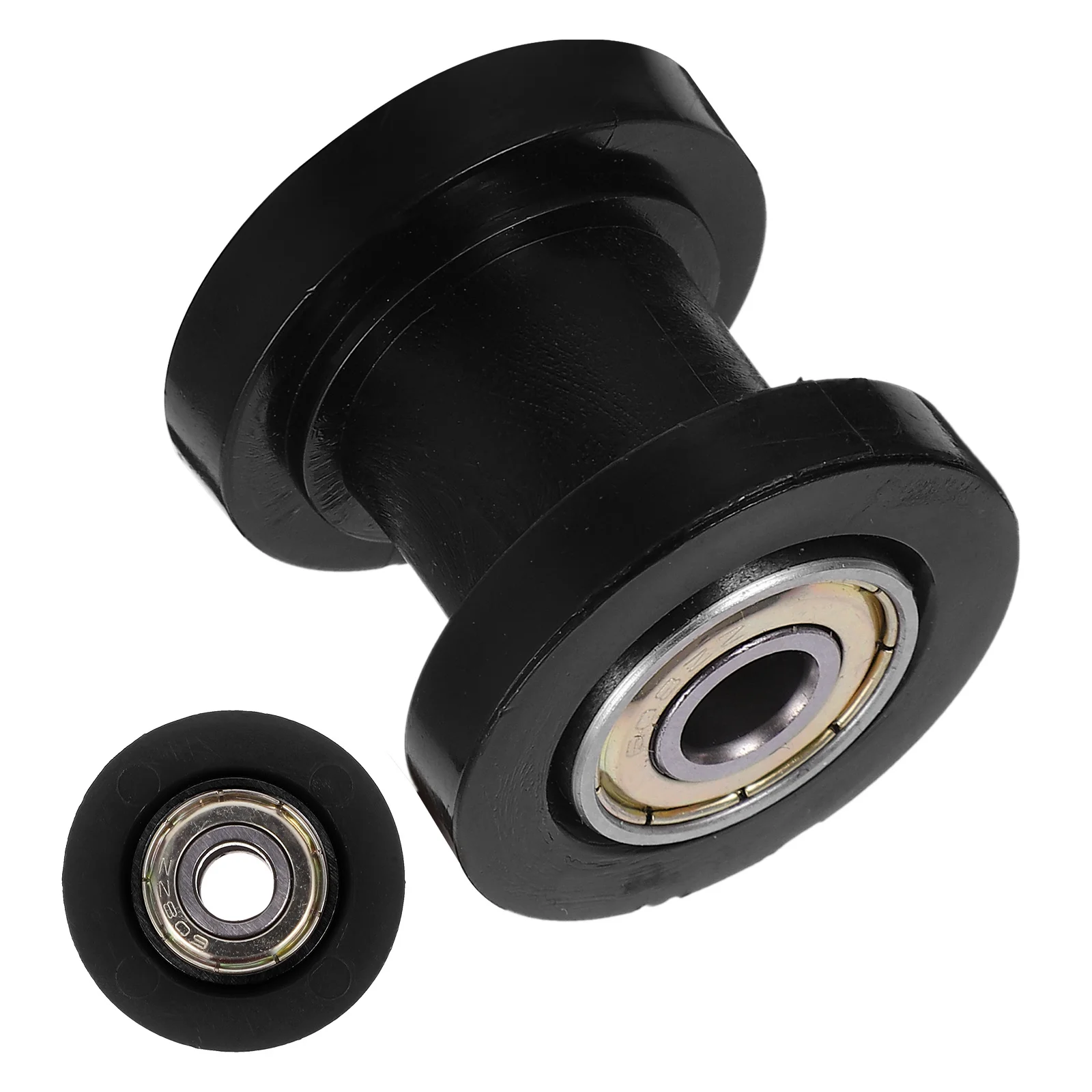 

Motorcycle Tensioner 8Mm Plastic Bearing Steel Anti-Slip Wheel Roller Chain Guide For Atv Motorcycle Durable Chain Tensioner