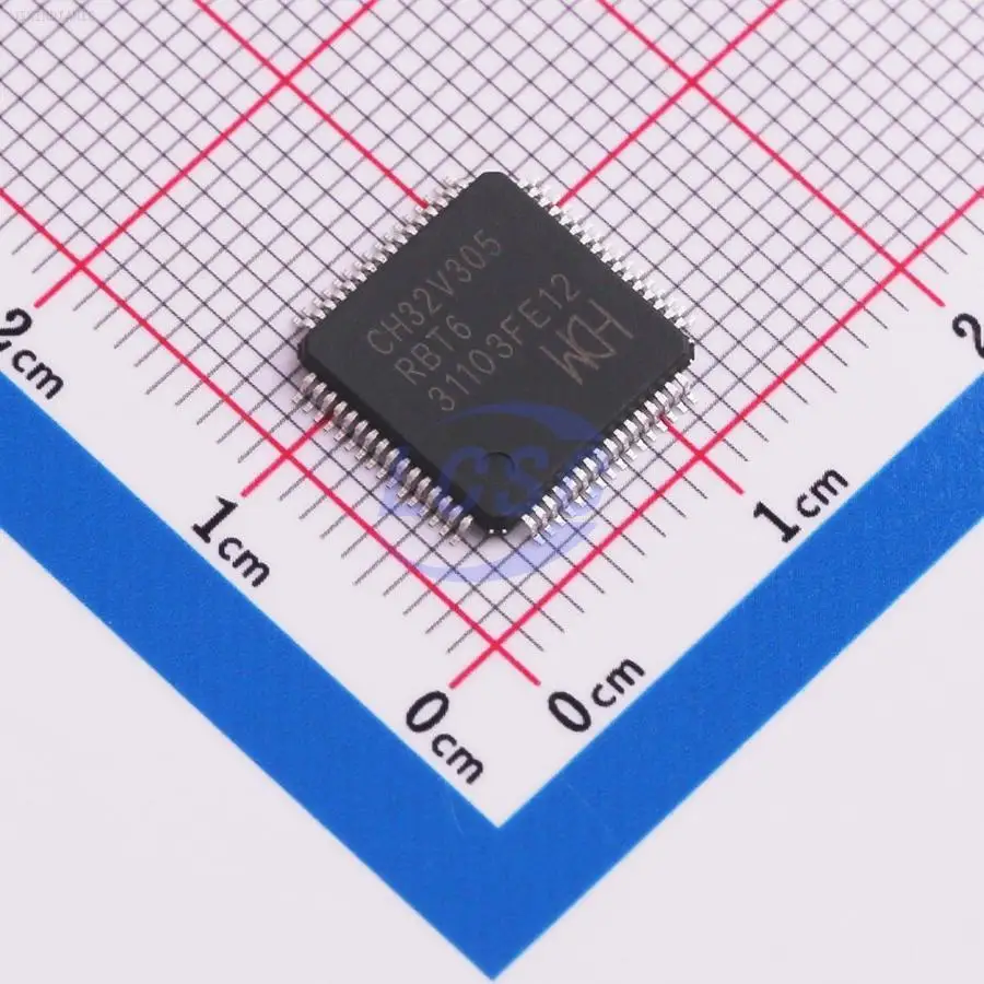 1PCS CH32V305RBT6 LQFP-64M(10x10) Microcontrollers (MCU/MPU/SOC) ROHS