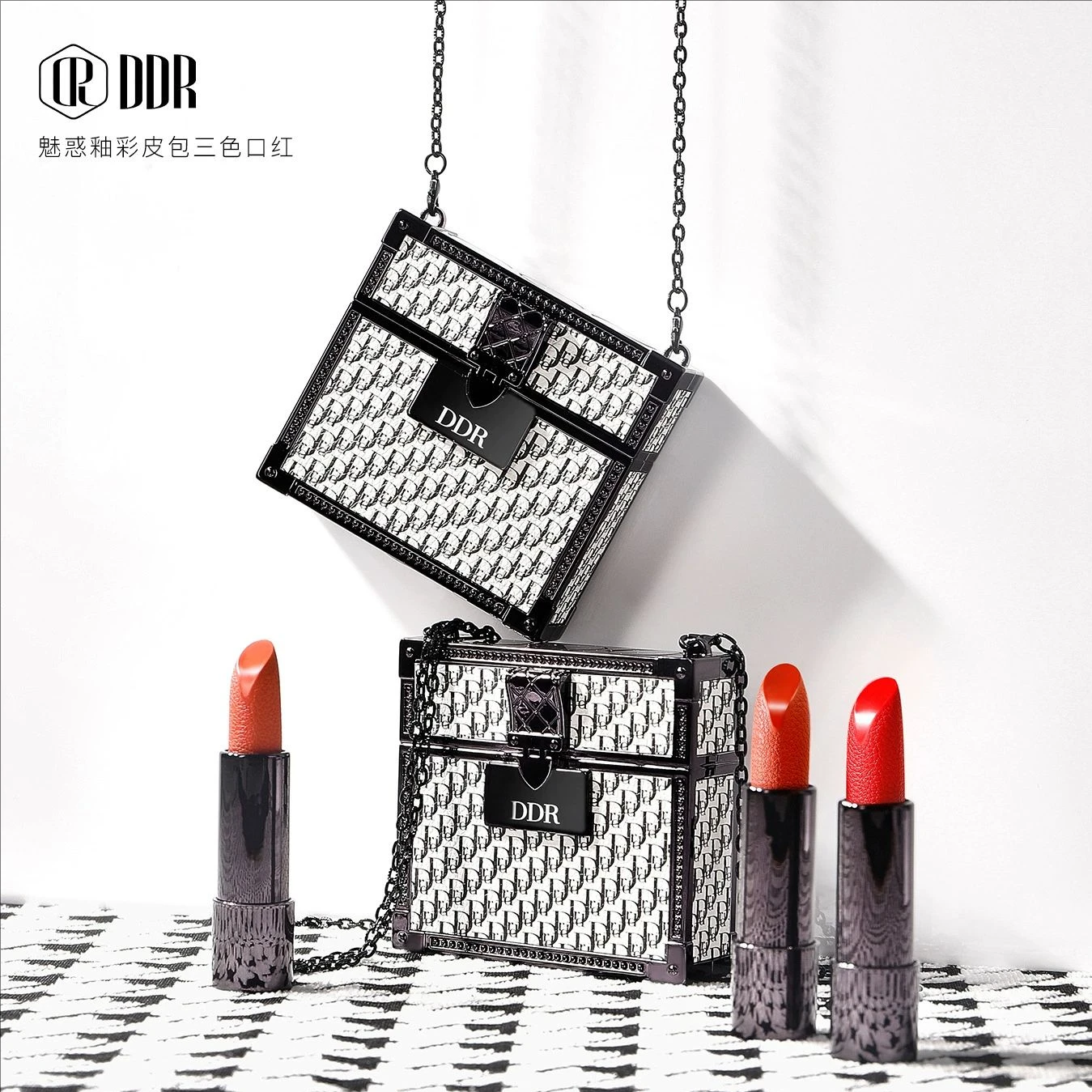 Makeup Korean Matte Lipstick Set Waterproof Long Lasting Leather Bag Velvet Vitamin Lip Gloss Kit Box Cosmetics