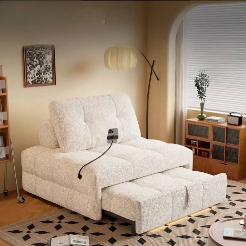 

Clearance Extendable Living Room Sofas Telescopic Foldable Convertible Single Sofas Individual Small Woonkamerkasten Furniture