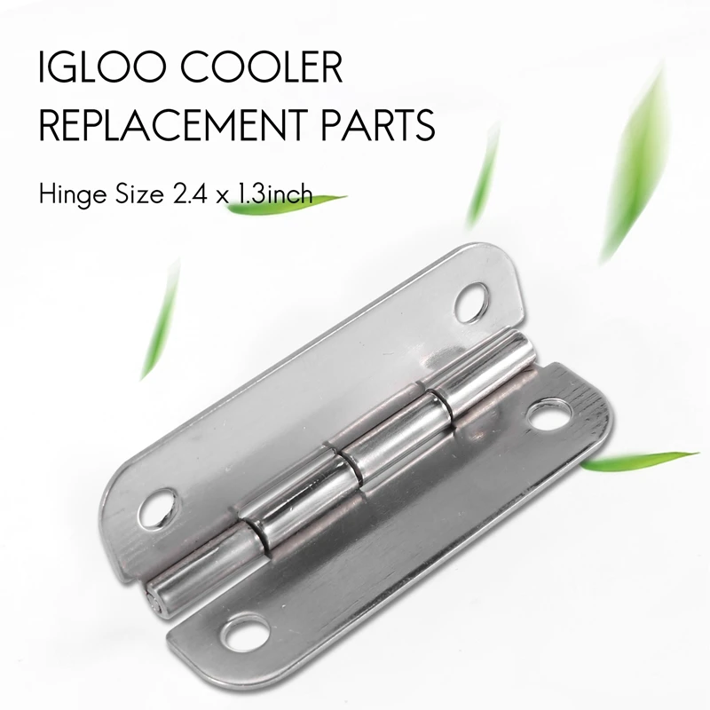 3Pack Cooler Stainless Steel Hinges For Ice Chests, Cooler Stainless Steel Hinges Replacement Set With Screws