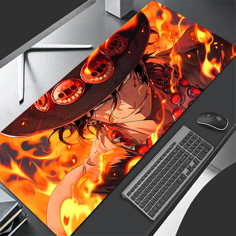 

Anime Pad Mouse one piece Portgas·D· Ace HD Print Computer Gamer Locking Edge Mousepad XXL Keyboard PC Mice Mats Pad for csgo
