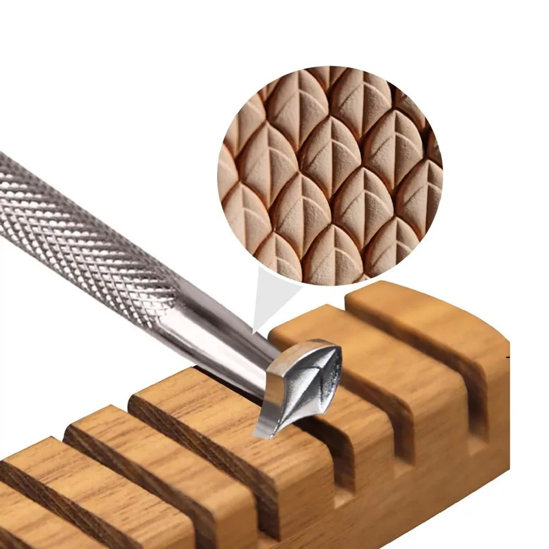 

Инструмент для тиснения кожи из нержавеющей стали 304, реалистичный штамповочный штамп с рисунком чешуи дракона для кожи растительного загара, 7,5x13 мм (L213)